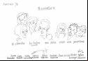 Cannes 75 Novembre, Cedric Jimenez, Jean Dujardin and cast and crew filmmakers at press conference with, sketch by Nesta 2022
