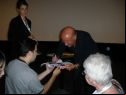 Volker Schlöndorff g autographs after his masterclass