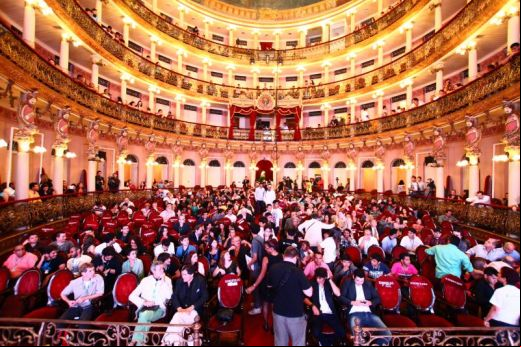 Bruno Chatelin and Leopoldo Sotto at The Opera House - Teatro Amazonas