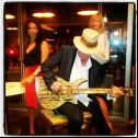 Gary Lucas solo at Jarrell Guitars event outdoors at the Ritz Carlton Toronto